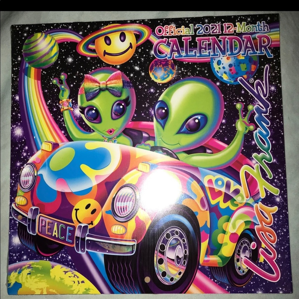 Lisa Frank 2021 calendar